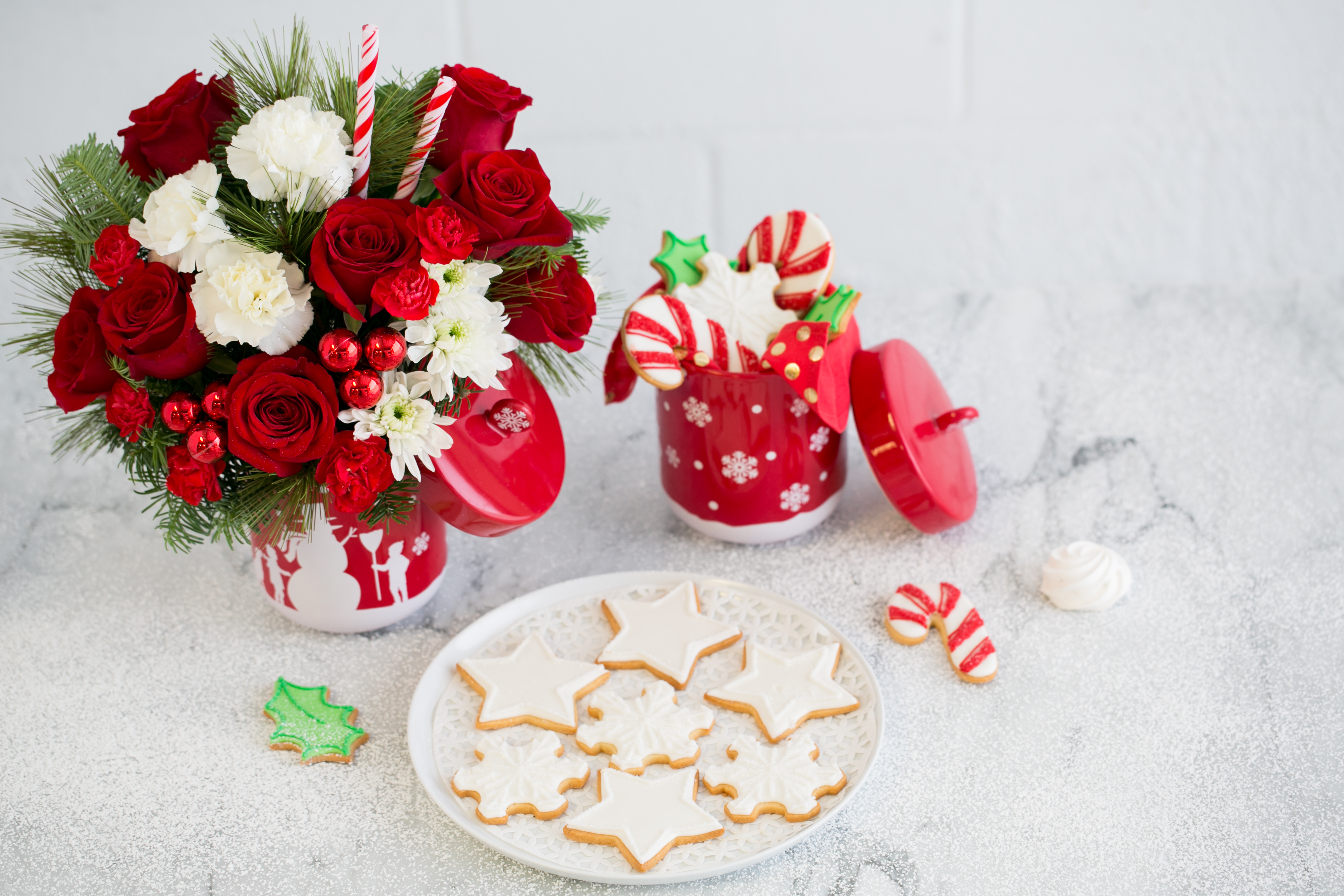 christmas flower bouquet